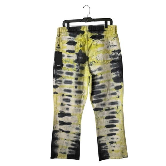 Hudson Holly High Rise Cropped Bootcut Jeans Women's Size 32 Electric Citron NWT - Picture 3 of 10